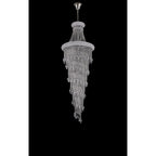 IL31456 Alexandra Pendant 4 Layer Spiral 25 Light E14 Polished Chrome/Crystal