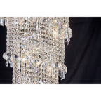 IL31456 Alexandra Pendant 4 Layer Spiral 25 Light E14 Polished Chrome/Crystal