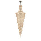 IL31457 Alexandra Pendant 4 Layer Spiral 49 Light E14 Polished Chrome/Crystal