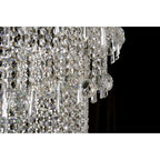 IL31457 Alexandra Pendant 4 Layer Spiral 49 Light E14 Polished Chrome/Crystal