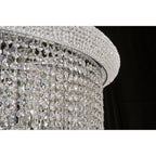 IL31457 Alexandra Pendant 4 Layer Spiral 49 Light E14 Polished Chrome/Crystal