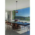 IL32843 Andrea Single Pendant 1 Light E27 Graphite/Crystal