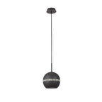 IL32843 Andrea Single Pendant 1 Light E27 Graphite/Crystal