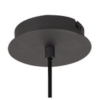 IL32843 Andrea Single Pendant 1 Light E27 Graphite/Crystal