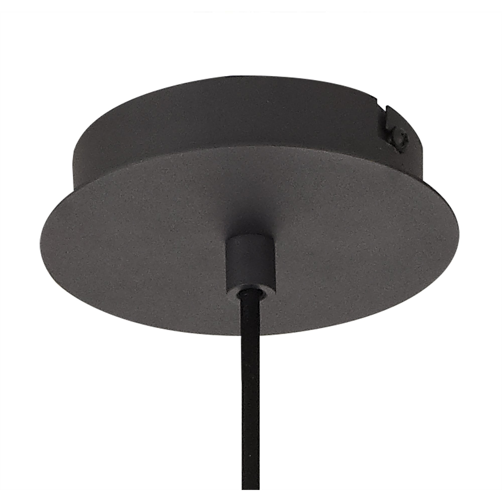 IL32843 Andrea Single Pendant 1 Light E27 Graphite/Crystal