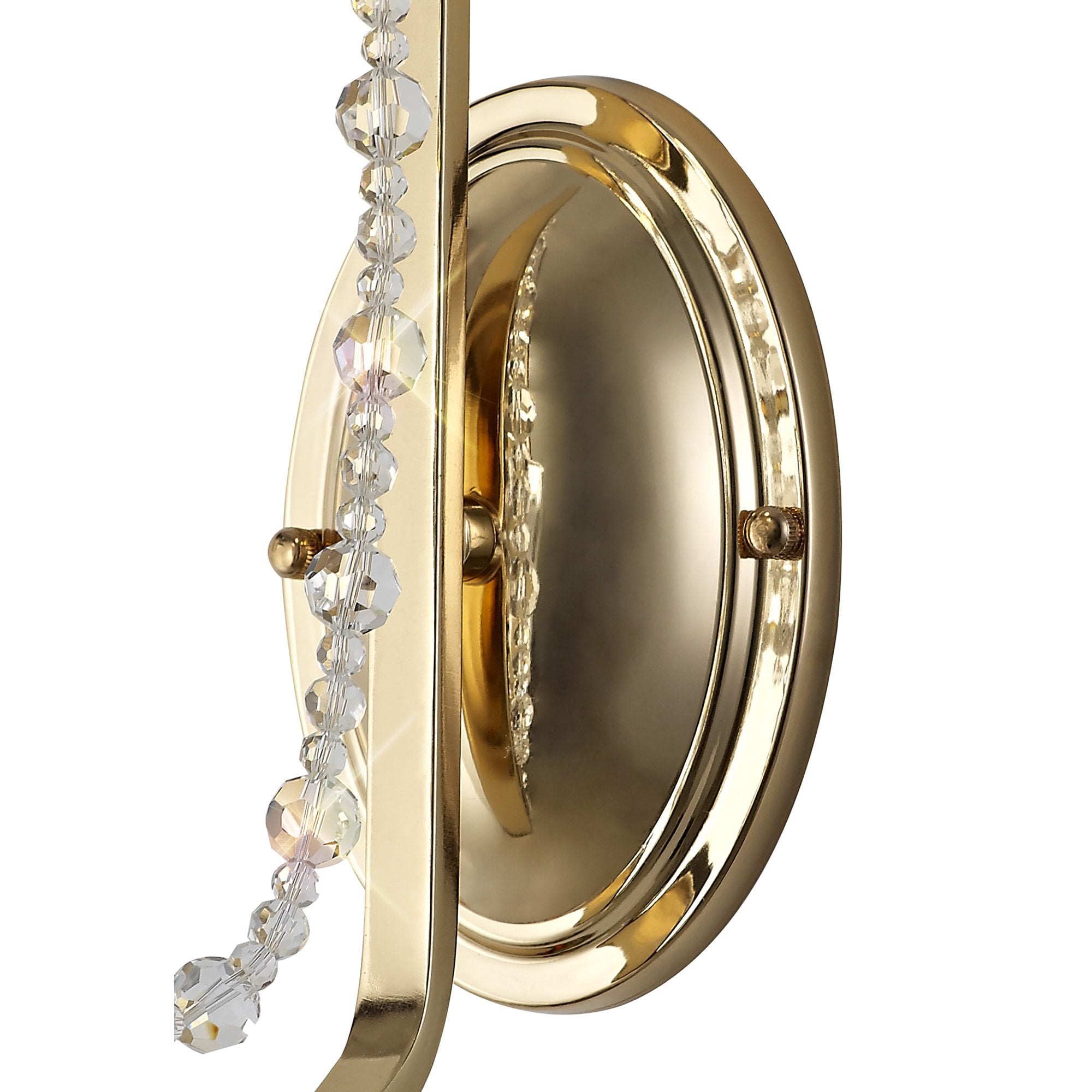 IL31750 Armand Wall Lamp 1 Light E14 French Gold/Crystal