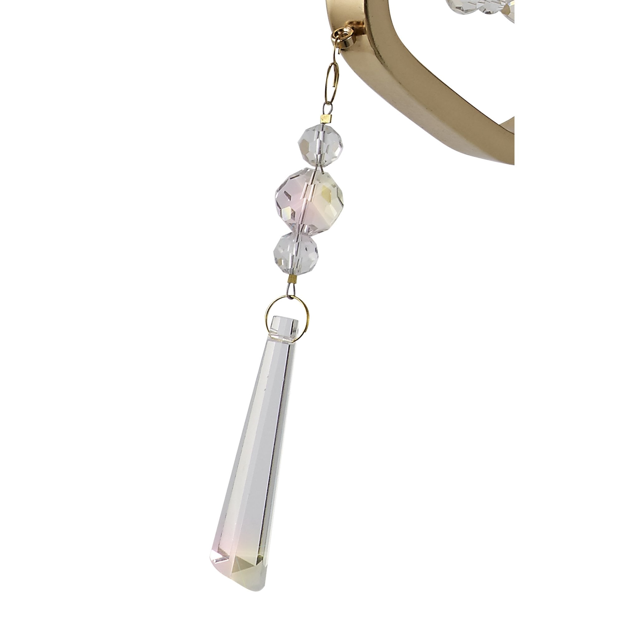 IL31750 Armand Wall Lamp 1 Light E14 French Gold/Crystal