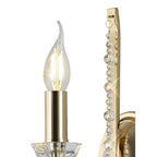 IL31750 Armand Wall Lamp 1 Light E14 French Gold/Crystal