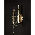 IL31750 Armand Wall Lamp 1 Light E14 French Gold/Crystal
