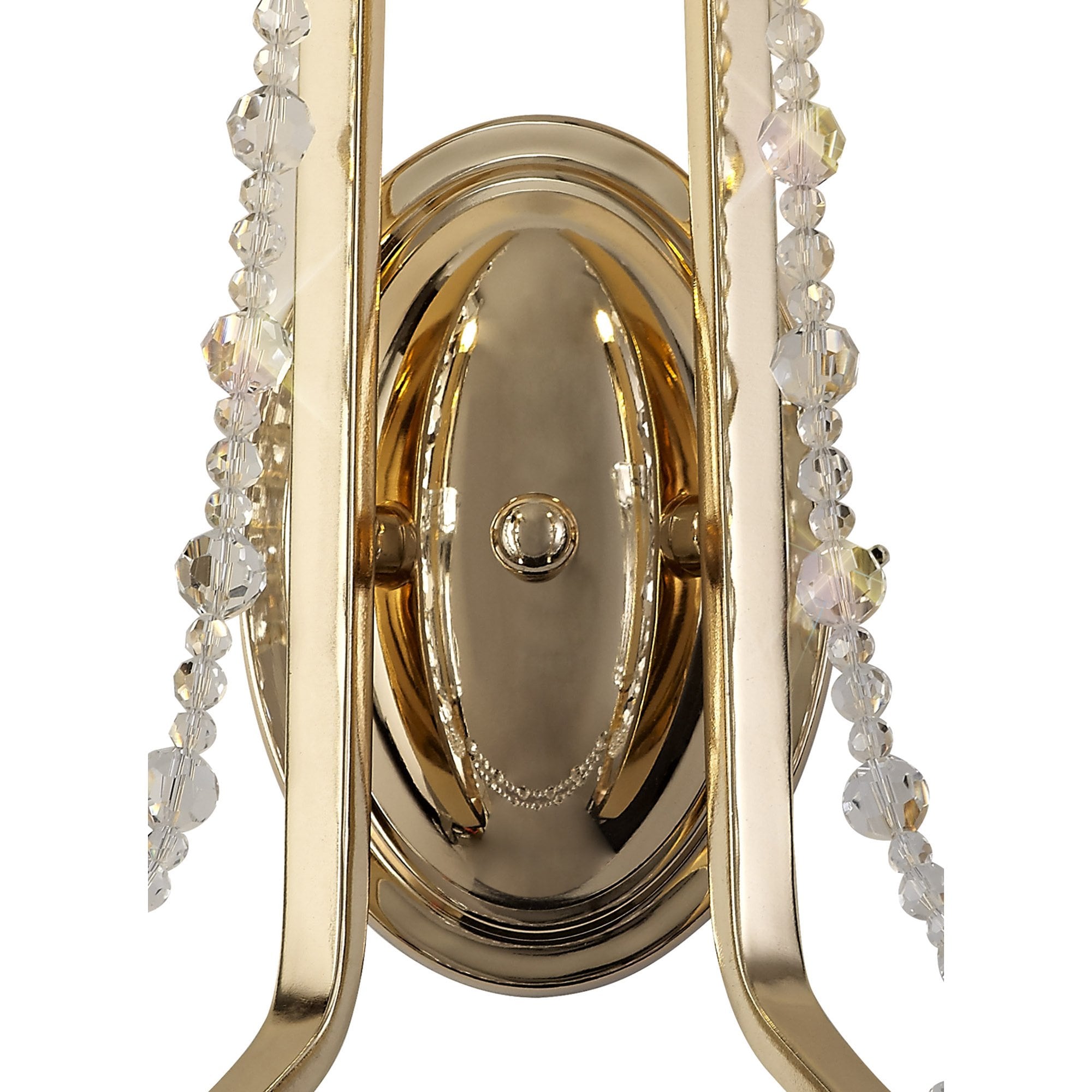 IL31751 Armand Wall Lamp 2 Light E14 French Gold/Crystal
