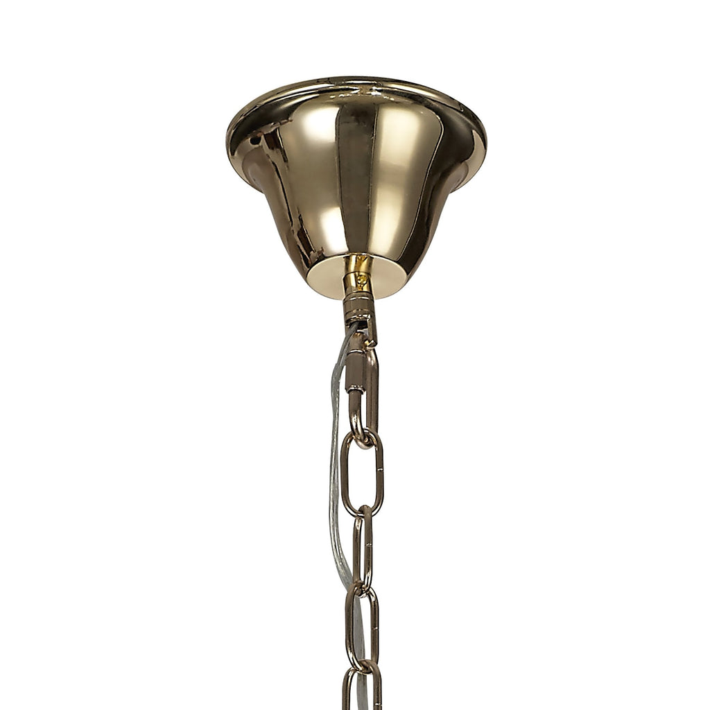 IL31752 Armand Pendant 3 Light E14 French Gold/Crystal