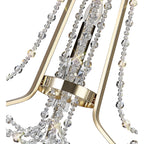 IL31752 Armand Pendant 3 Light E14 French Gold/Crystal