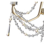 IL31752 Armand Pendant 3 Light E14 French Gold/Crystal