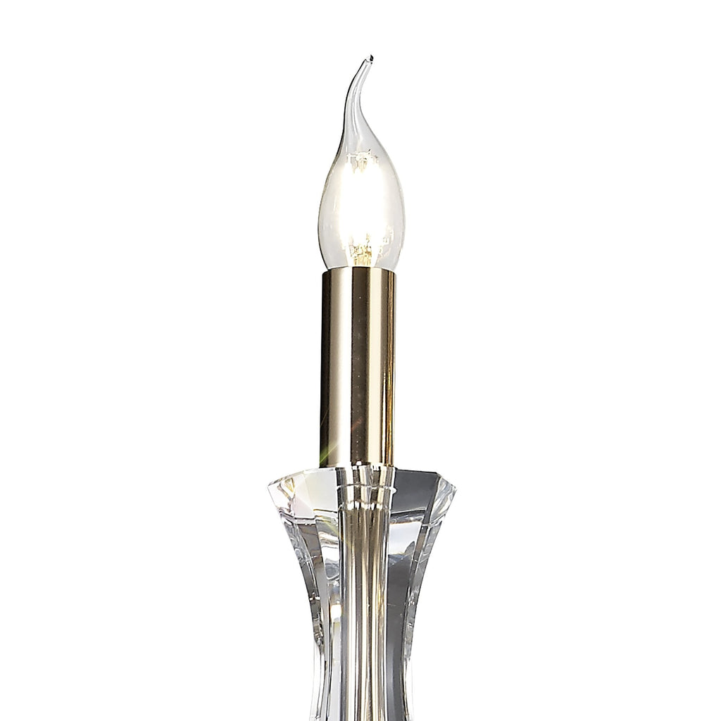 IL31752 Armand Pendant 3 Light E14 French Gold/Crystal
