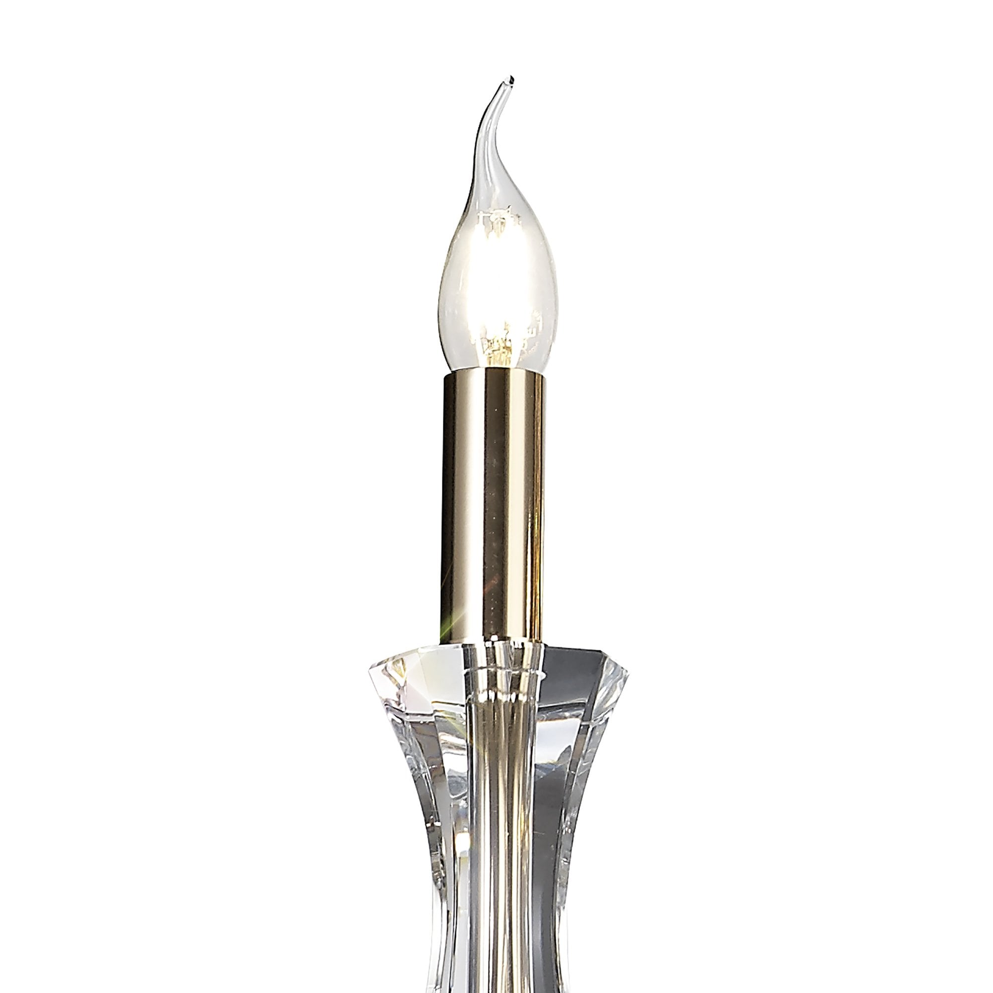 IL31752 Armand Pendant 3 Light E14 French Gold/Crystal