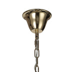 IL31753 Armand Pendant 6 Light E14 French Gold/Crystal