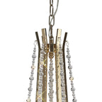 IL31753 Armand Pendant 6 Light E14 French Gold/Crystal