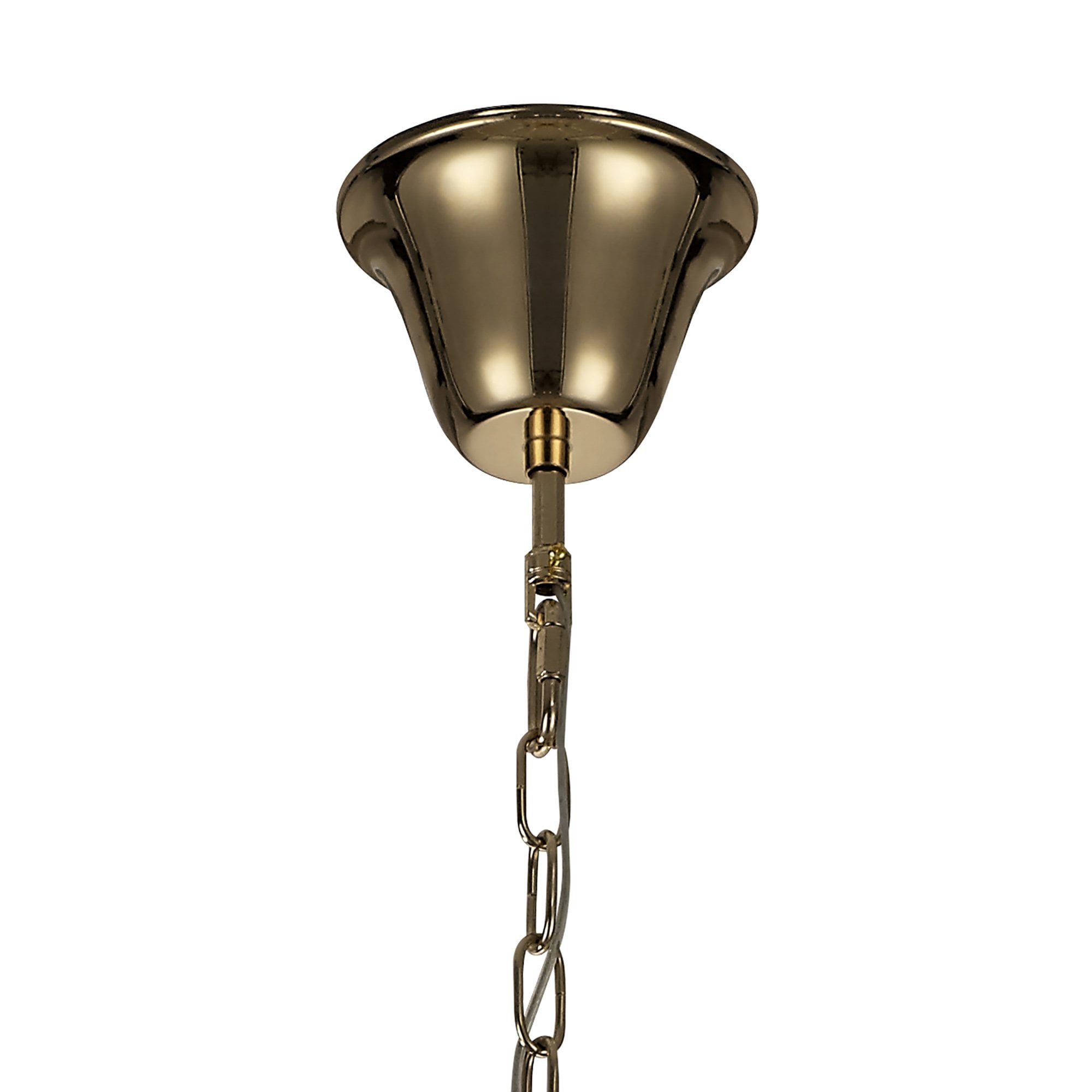 IL31754 Armand Pendant 8 Light E14 French Gold/Crystal