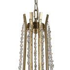 IL31754 Armand Pendant 8 Light E14 French Gold/Crystal
