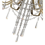 IL31754 Armand Pendant 8 Light E14 French Gold/Crystal