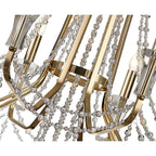 IL31754 Armand Pendant 8 Light E14 French Gold/Crystal