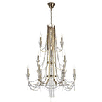IL31755 Armand Pendant 6+3+3 Light E14 French Gold/Crystal