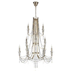 IL31755 Armand Pendant 6+3+3 Light E14 French Gold/Crystal