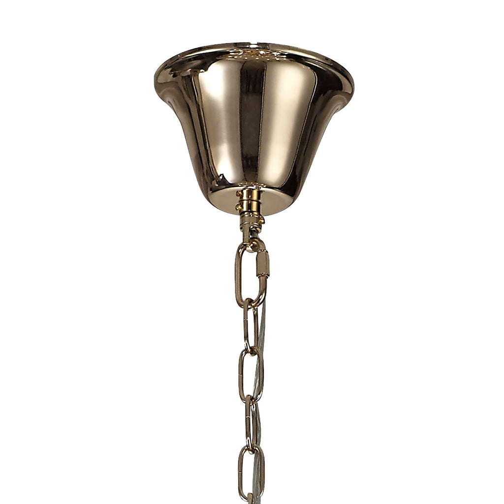 IL31755 Armand Pendant 6+3+3 Light E14 French Gold/Crystal