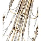 IL31755 Armand Pendant 6+3+3 Light E14 French Gold/Crystal