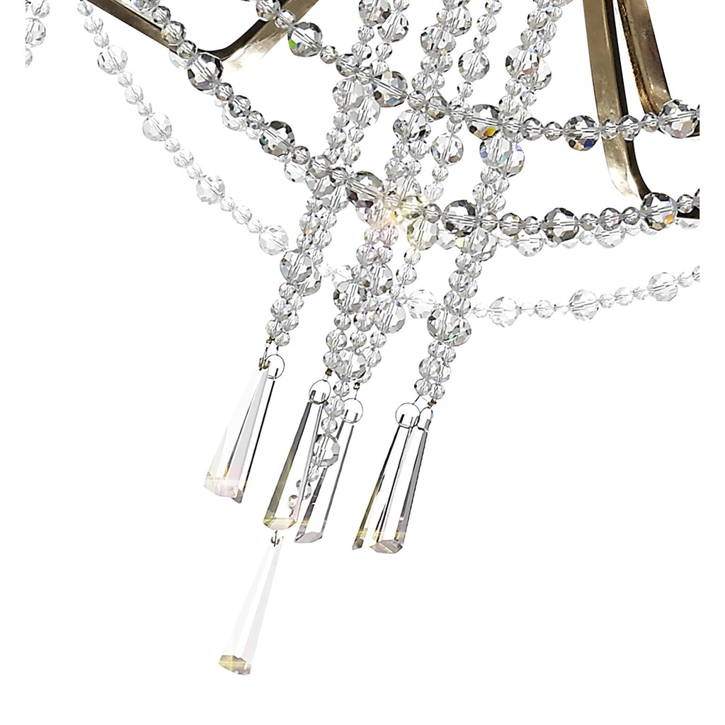 IL31755 Armand Pendant 6+3+3 Light E14 French Gold/Crystal