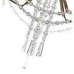 IL31755 Armand Pendant 6+3+3 Light E14 French Gold/Crystal
