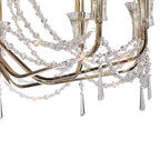 IL31761 Armand Pendant 12+6+3+3 Light E14 French Gold/Crystal