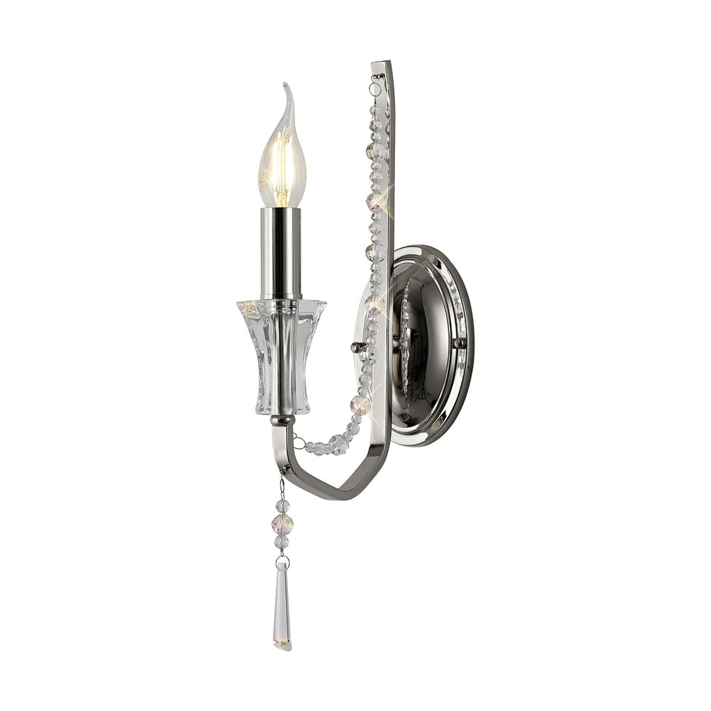 IL31740 Armand Wall Lamp 1 Light E14 Polished Chrome/Crystal