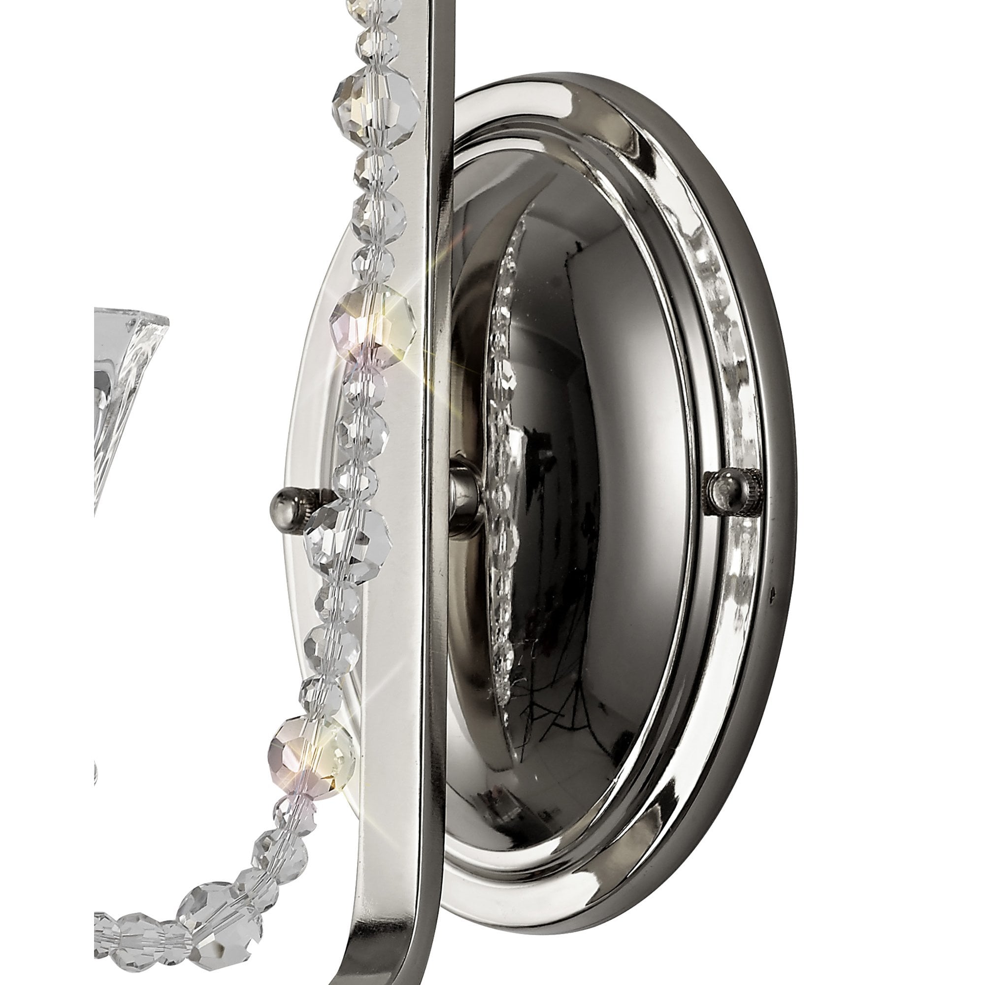 IL31740 Armand Wall Lamp 1 Light E14 Polished Chrome/Crystal