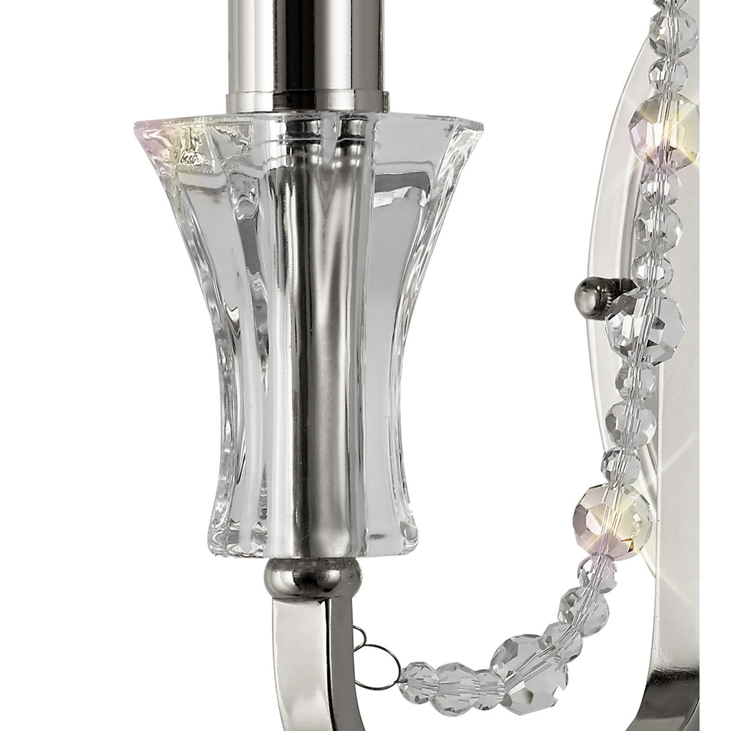 IL31740 Armand Wall Lamp 1 Light E14 Polished Chrome/Crystal