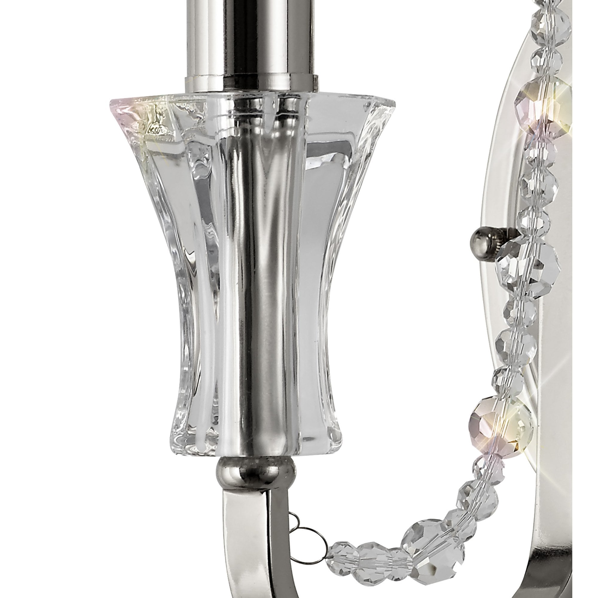 IL31740 Armand Wall Lamp 1 Light E14 Polished Chrome/Crystal