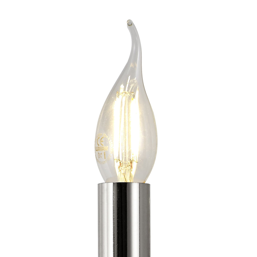 IL31740 Armand Wall Lamp 1 Light E14 Polished Chrome/Crystal