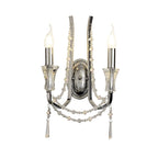 IL31741 Armand Wall Lamp 2 Light E14 Polished Chrome/Crystal