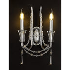 IL31741 Armand Wall Lamp 2 Light E14 Polished Chrome/Crystal