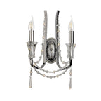 IL31741 Armand Wall Lamp 2 Light E14 Polished Chrome/Crystal