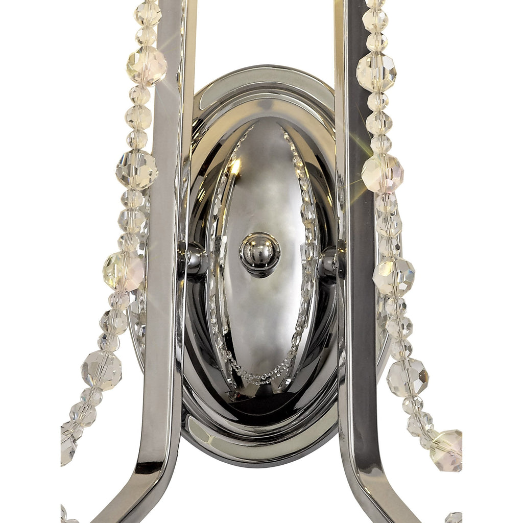 IL31741 Armand Wall Lamp 2 Light E14 Polished Chrome/Crystal