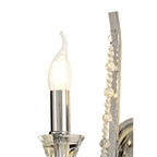 IL31741 Armand Wall Lamp 2 Light E14 Polished Chrome/Crystal