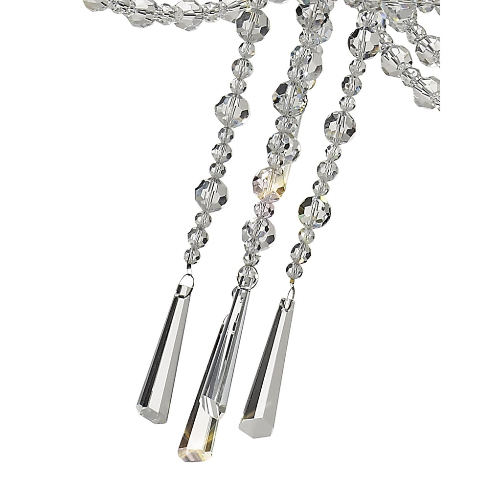 IL31742 Armand Pendant 3 Light E14 Polished Chrome/Crystal