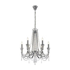 IL31743 Armand Pendant 6 Light E14 Polished Chrome/Crystal