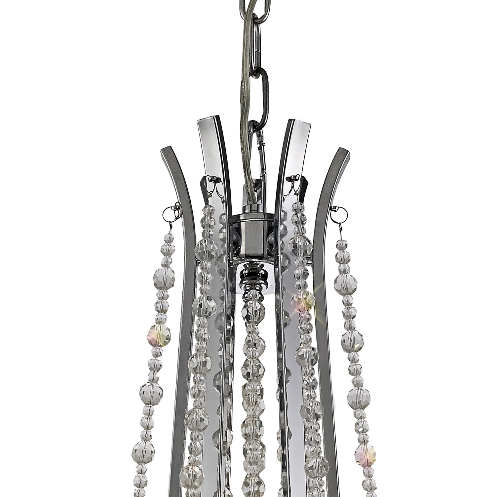 IL31743 Armand Pendant 6 Light E14 Polished Chrome/Crystal