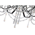 IL31743 Armand Pendant 6 Light E14 Polished Chrome/Crystal
