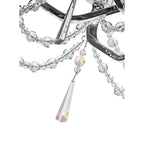 IL31743 Armand Pendant 6 Light E14 Polished Chrome/Crystal