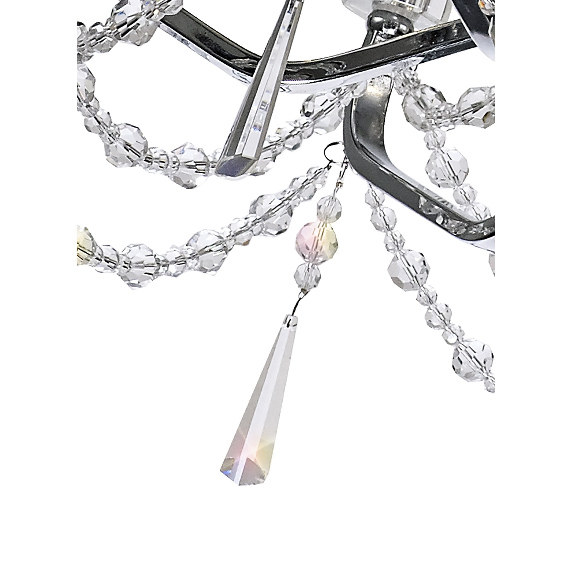 IL31743 Armand Pendant 6 Light E14 Polished Chrome/Crystal