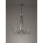 IL31743 Armand Pendant 6 Light E14 Polished Chrome/Crystal