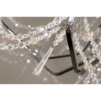 IL31743 Armand Pendant 6 Light E14 Polished Chrome/Crystal